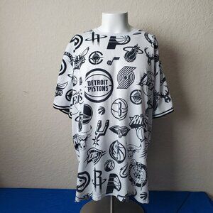 3X NBA multi-team all-over logo print jersey top